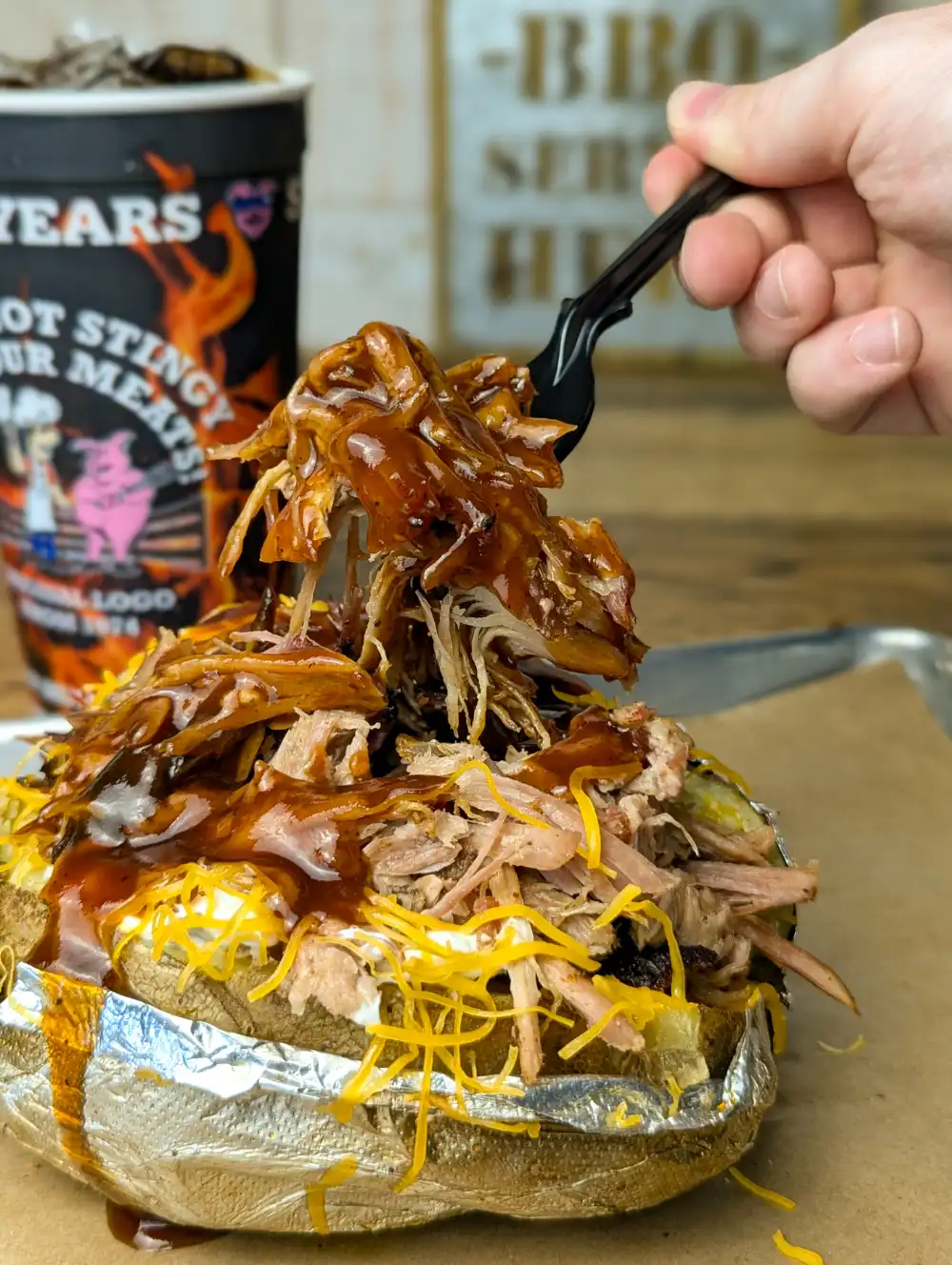 Soulmans loaded baked potato